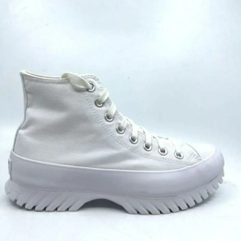 Converse Women Chuck Taylor All Star Lugged 2.0 Sneakers White High Top 10.5 New - Picture 6 of 12